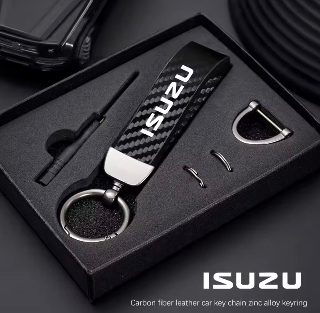 Isuzu Carbon Fiber Keychain