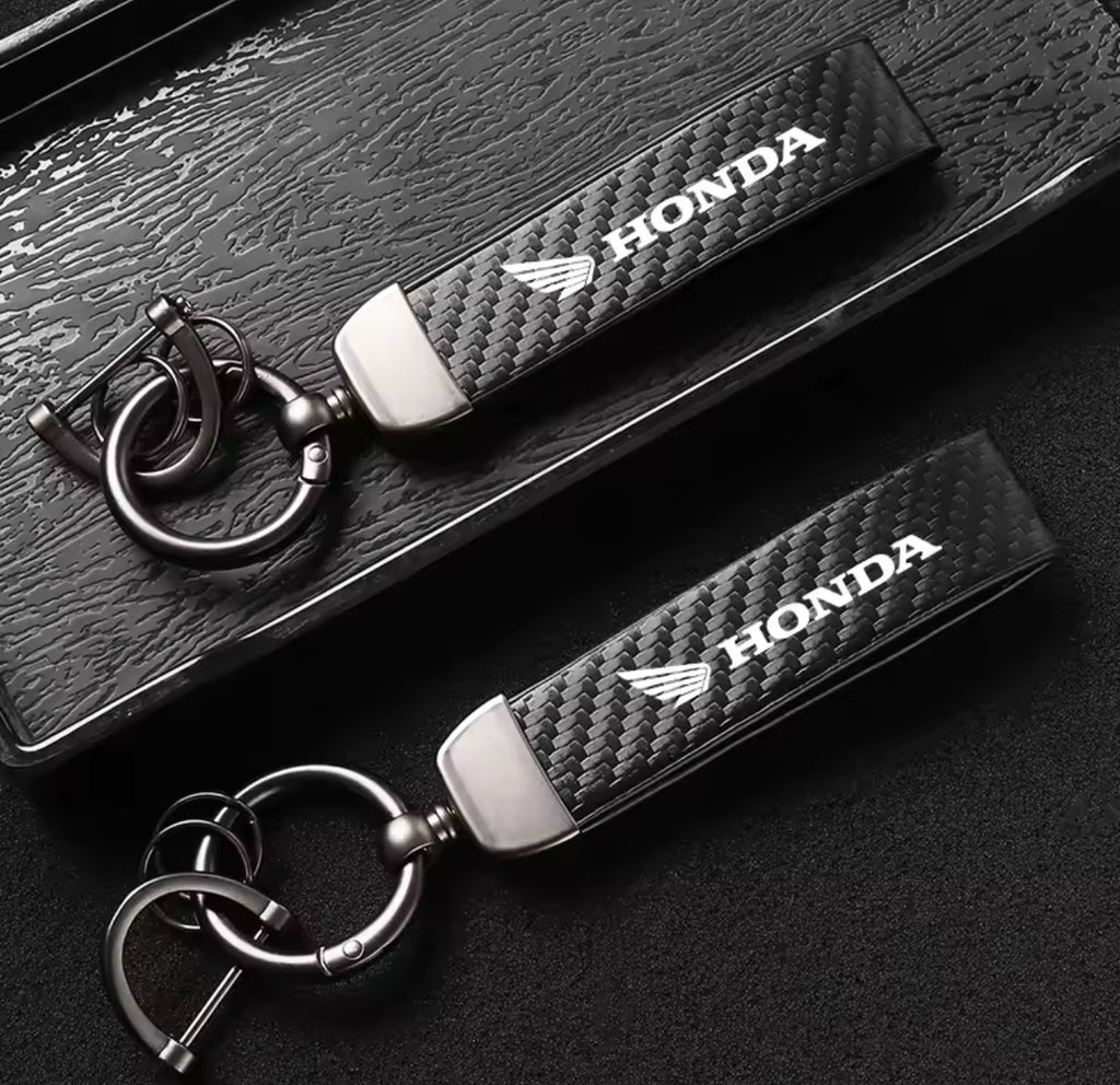 Honda Carbon Fiber Keychain