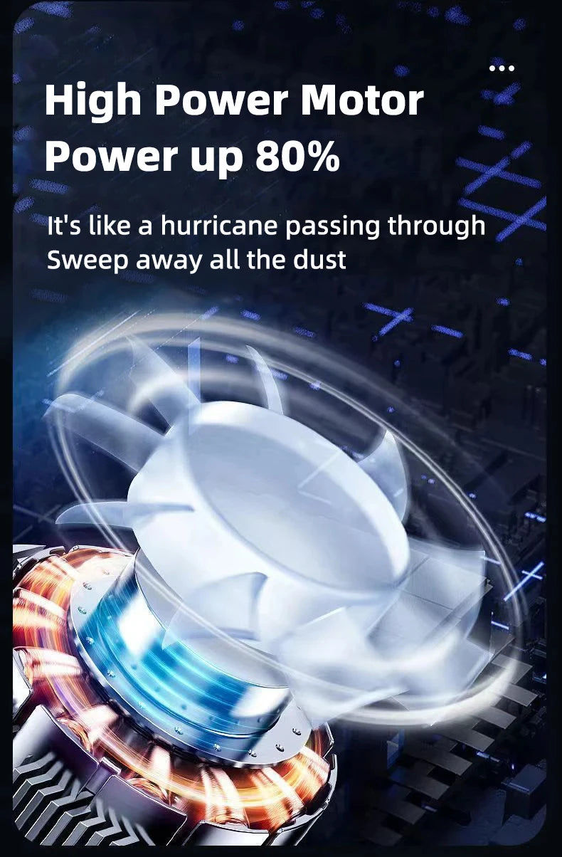 Auto multifunctionele stofzuiger Handheld krachtige zuigkracht Oplaadbare auto en thuis Kleine draadloze stofzuiger voor tweeërl